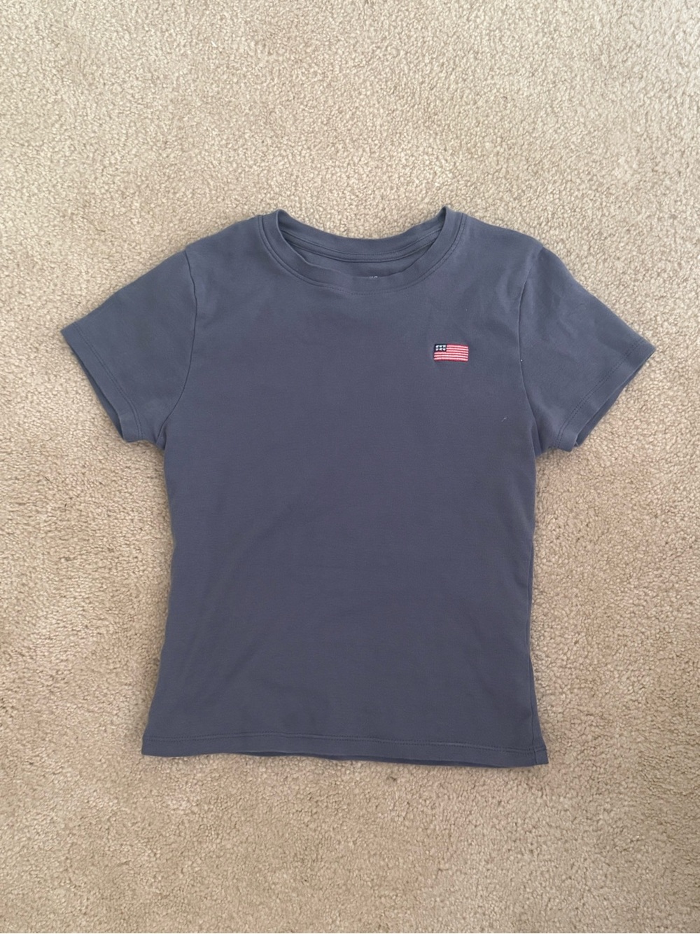 Navy Short-Sleeve Flag Tee